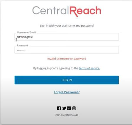 CentralReach Single Sign On – Autism Learning Partners